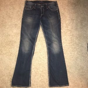 Silver Flared Jeans! Size 31/34